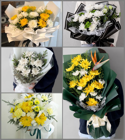 福建漳州龙海市颜厝镇白事花束代送